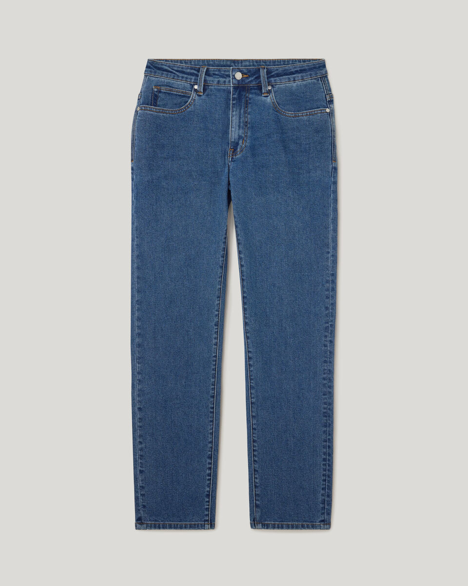 Better Denim Straight Leg Jeans, Mid Indigo, hi-res